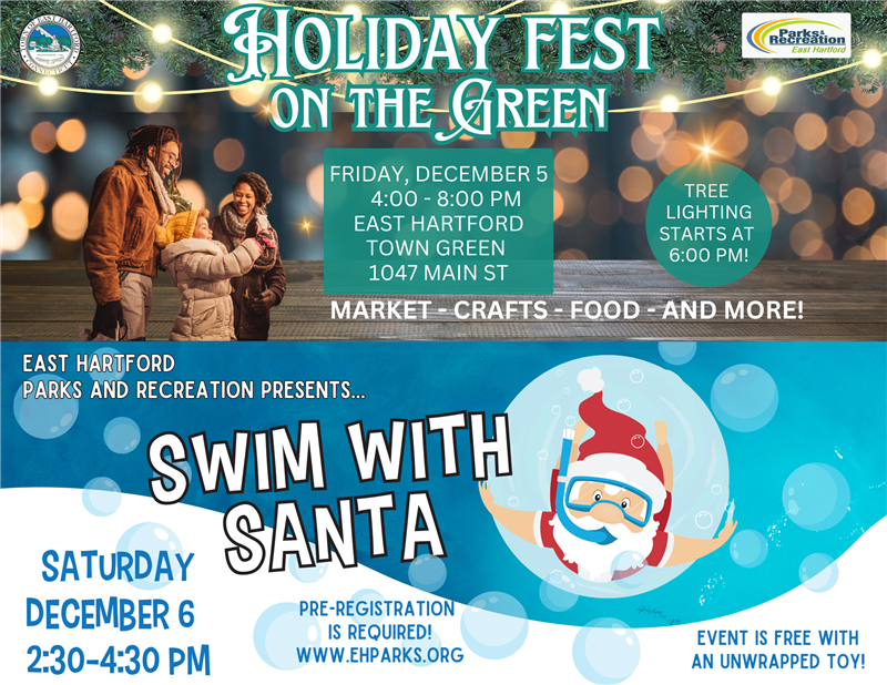 Holiday Market & Swim with Santa