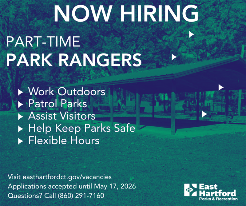 Now Hiring Part-Time Park Rangers