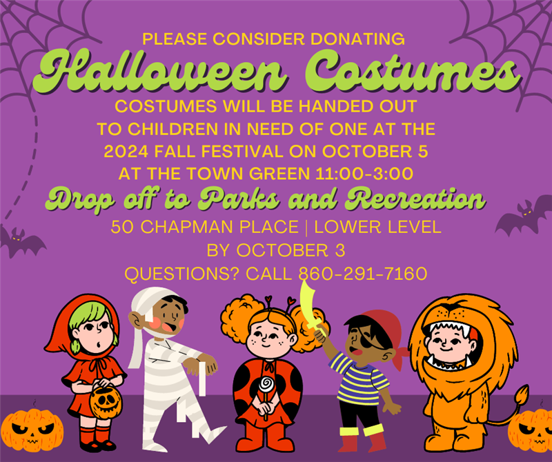 Halloween Costume Donations